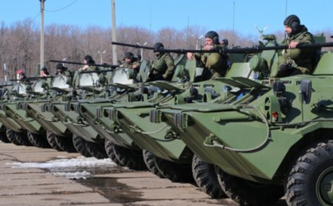Российские морские пехотинцы выведут боевую технику на Камчатке