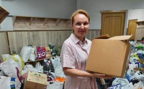 Жители Благовещенска собрали несколько тонн вещей для жертв паводка