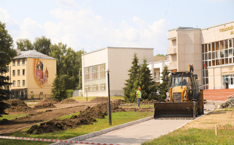 В Туле начались работы по созданию сквера обороны