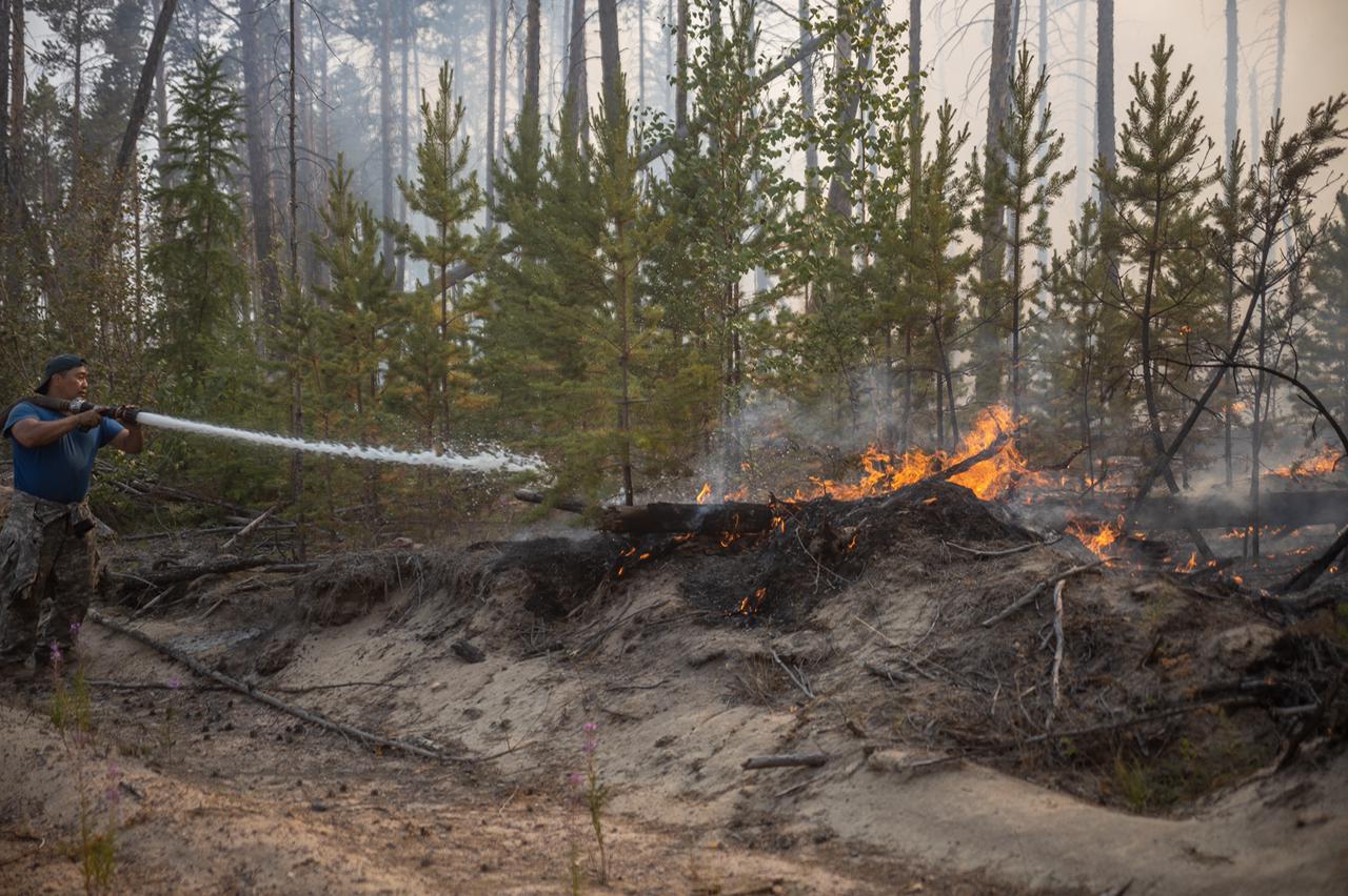 Чрезвычайно высокий класс пожароопасности установился в Якутии