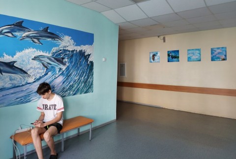 Сказка детям: художники преобразили стены детской больницы им. Н. Н. Силищевой