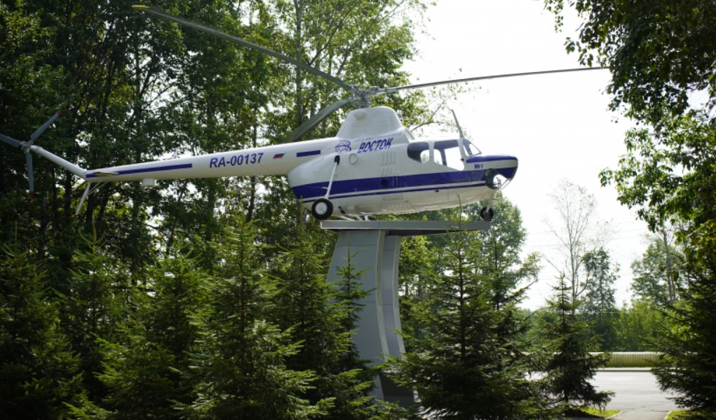 Торжественное открытие памятника вертолету Ми-1 состоялось в Хабаровске