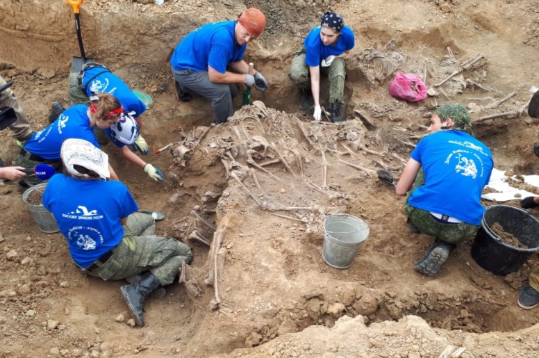 Экспедиция обнаружила останки погибших в боях за освобождение Кавказа