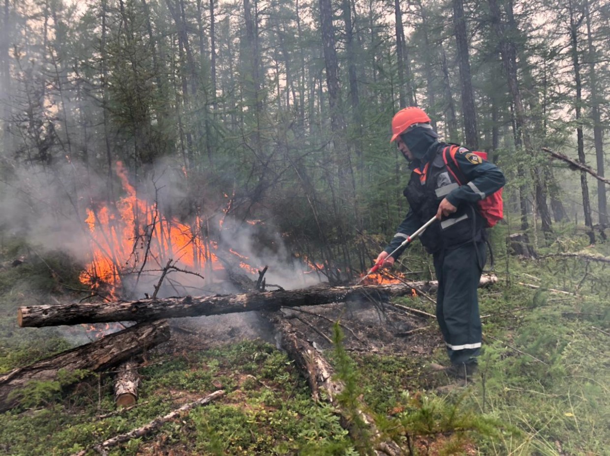 Якутию покидают лесные пожарные из других регионов