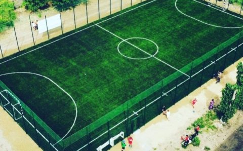 Новая футбольная площадка появилась в Чите