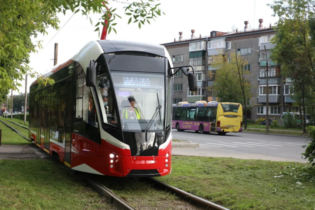 Обкатка новых трамваев началась в Череповце