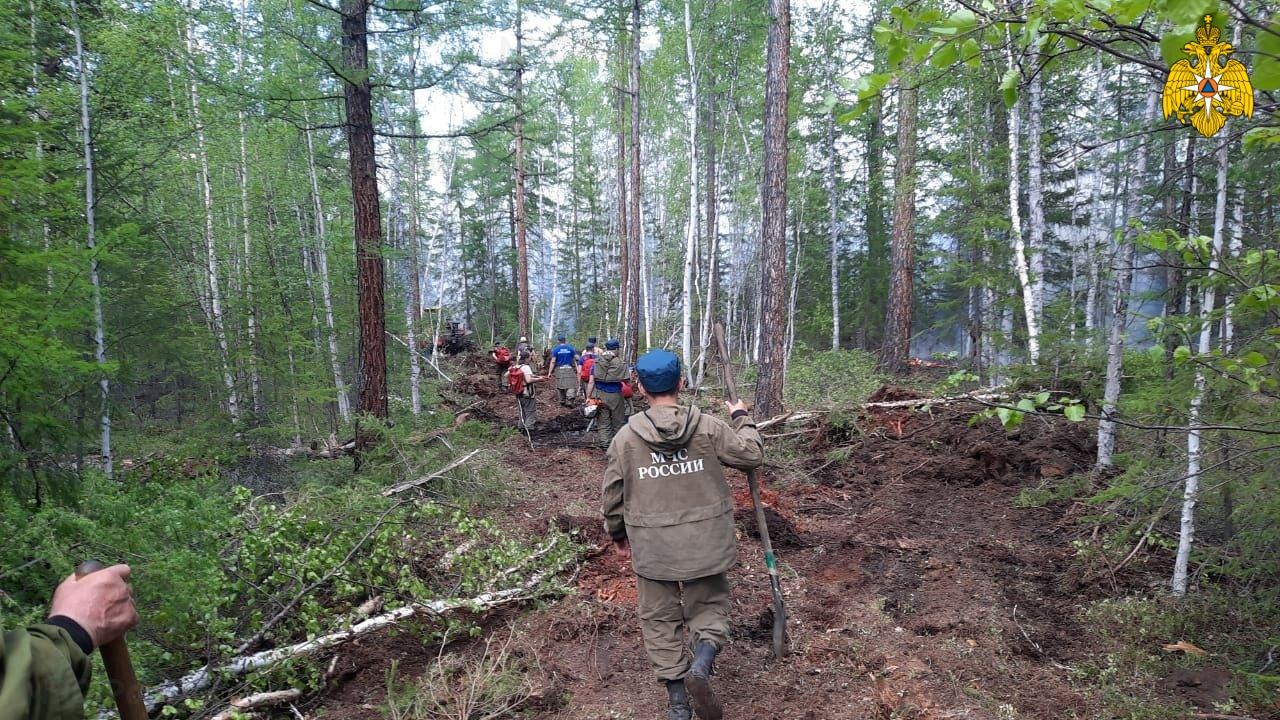 Село Кылайы в Якутии эвакуировали из-за лесного пожара