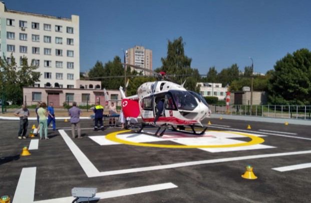 Детская больница во Владимире приняла первую «воздушную» скорую