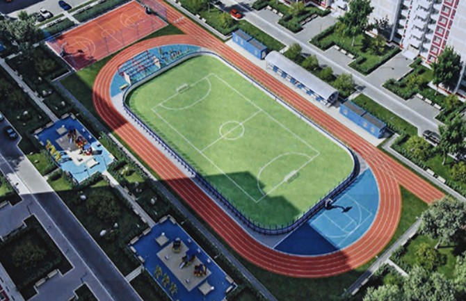В Омской области строят стадион за 36 млн рублей