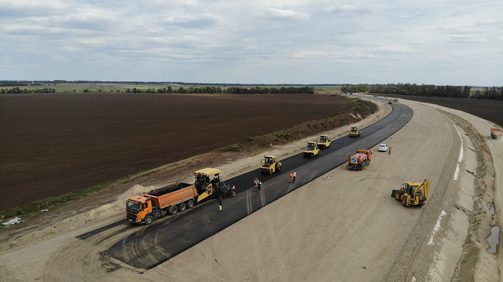 На Кубани ведется строительство новой дороги