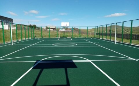 Новой спортплощадкой обзавелся Чернышевский район Забайкалья