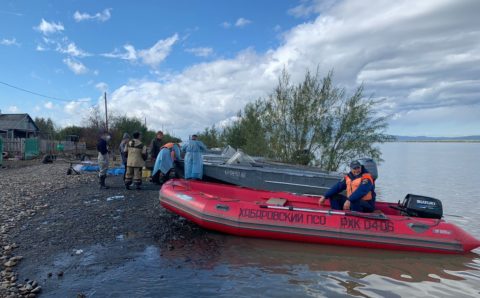 Вода покинула один из затопленных районов Хабаровского края