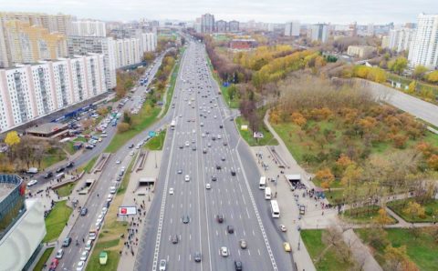 Движение на участке Кутузовского проспекта частично перекроют на год