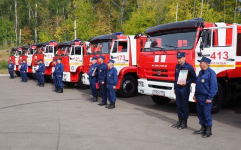 Красноярские пожарные получили новую технику