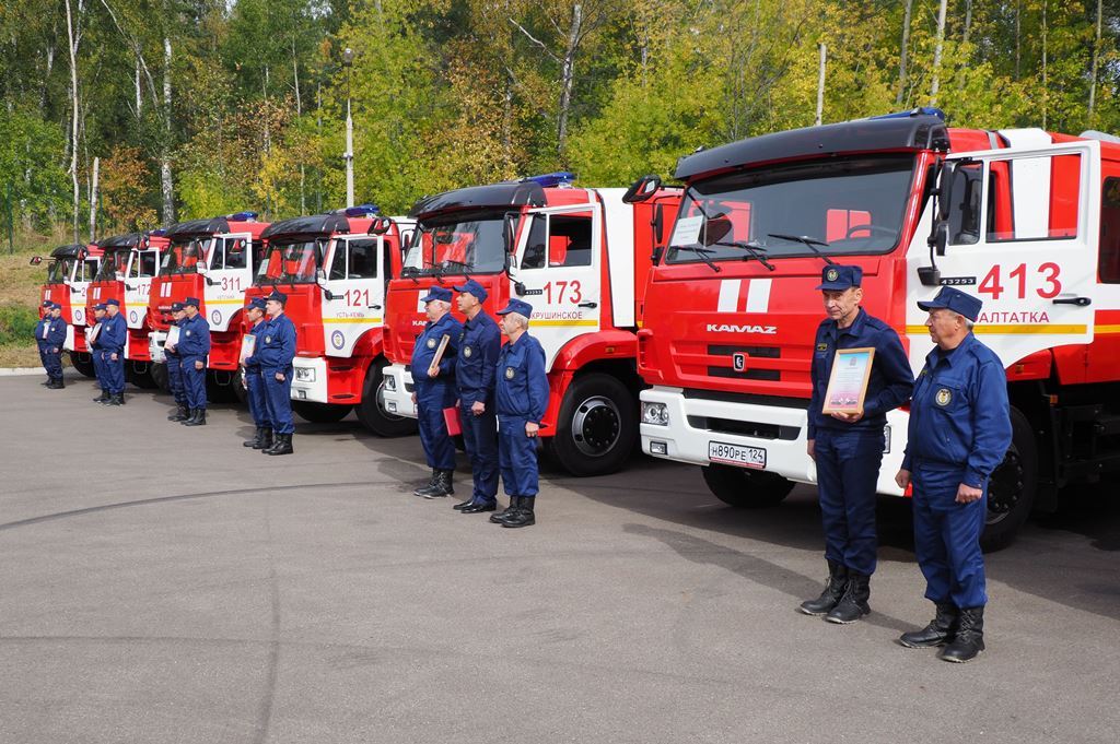 Красноярские пожарные получили новую технику