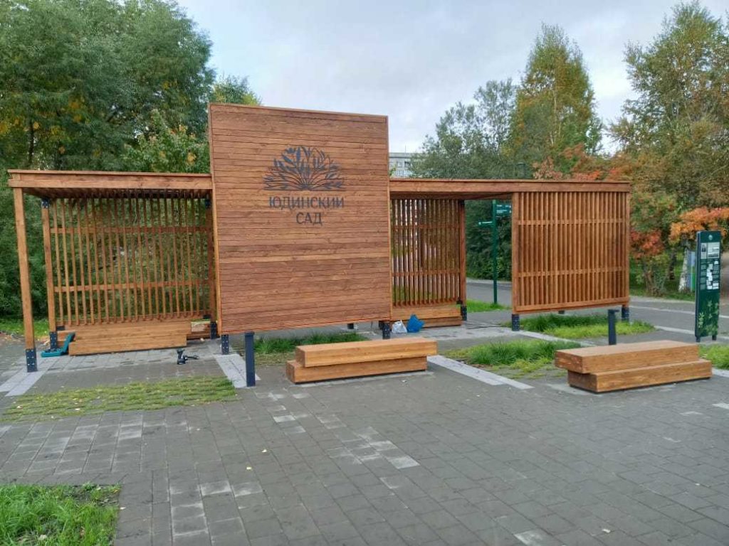 Благоустройство «Юдинского сада» завершается в Красноярске