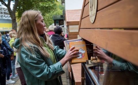 Уличная библиотека появилась в центре Анапы