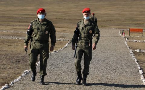 Впервые военная полиция России участвует в учениях Монголии