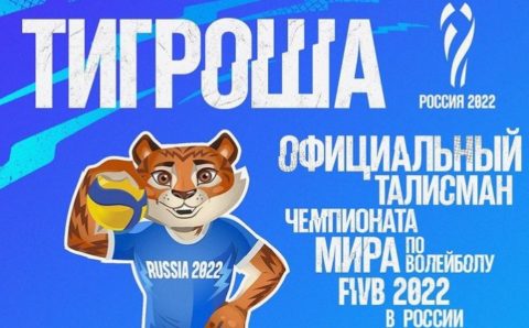Российский маскот для чемпионата мира по волейболу получил имя