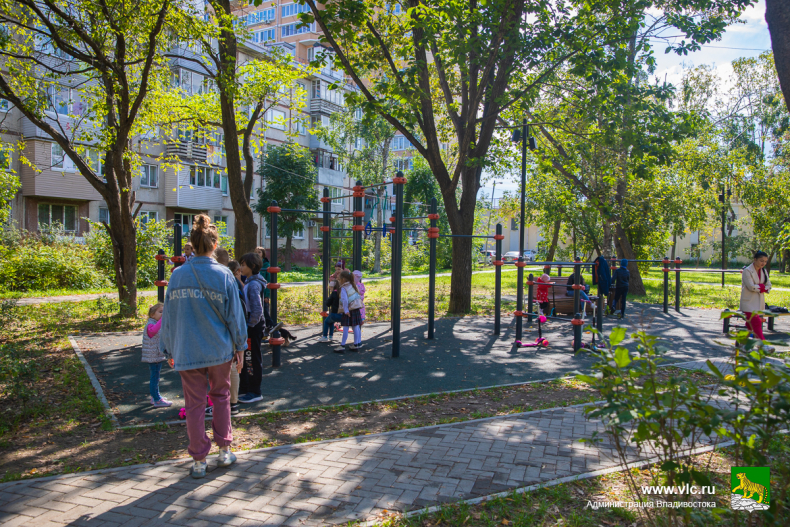 Сквер во Владивостоке снабдят новой детской площадкой
