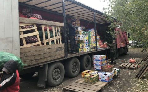 Овощными наборами снабдили забайкальцев, пострадавших от паводка