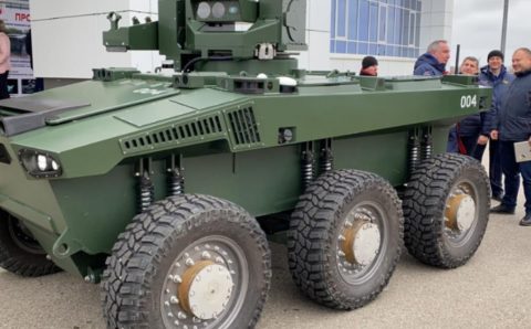 Робот «Маркер» завершил патрулирование периметра на космодроме Восточный