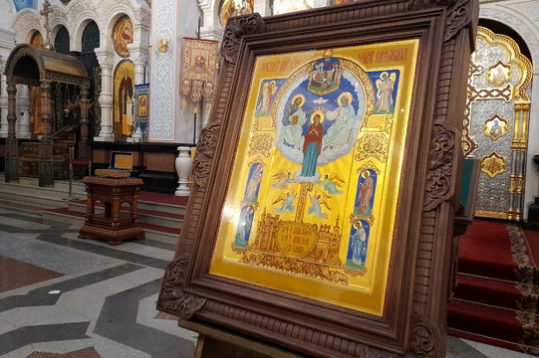 По инициативе офицеров в Екатеринбурге создали икону Пресвятой Богородицы