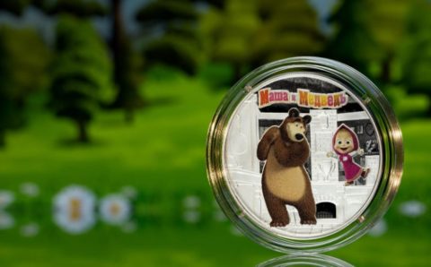 Герои мультфильма «Маша и Медведь» появятся на монетах