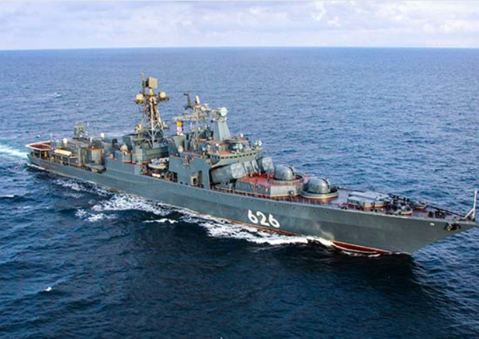 Большой корабль «Вице-адмирал Кулаков» приступил к последнему этапу дальнего похода