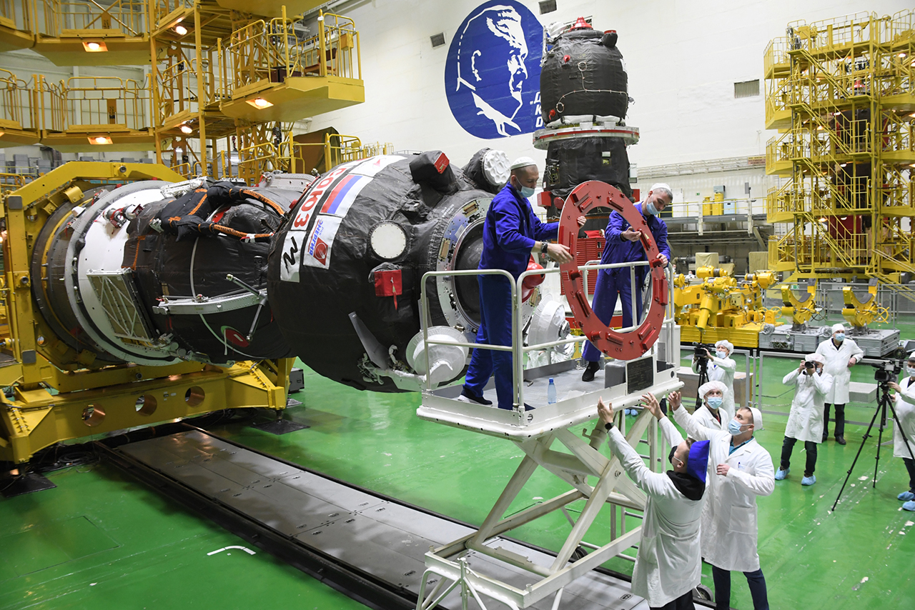 На Байконуре завершается подготовка к полету корабля «Союз МС-20»