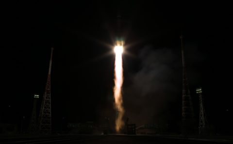 С космодрома Плесецк стартовала ракета-носитель «Союз-2.1Б»
