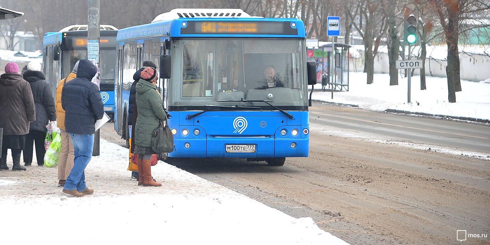 Общественный транспорт в Москве заработал в зимнем режиме