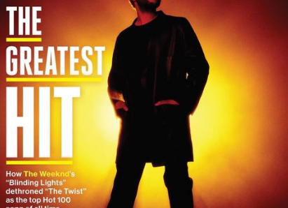 Песня Blinding Lights заняла первое место в рейтинге американского журнала Billboard