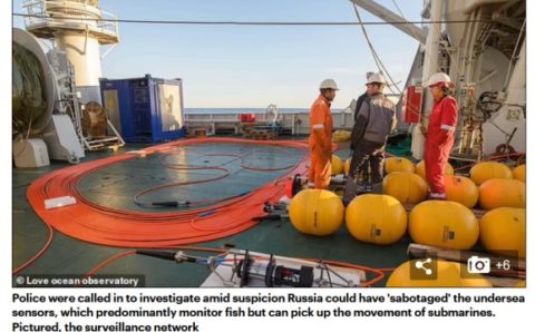 Британский таблоид Daily Mail обвинил Россию в краже кабеля со дна моря в Норвегии