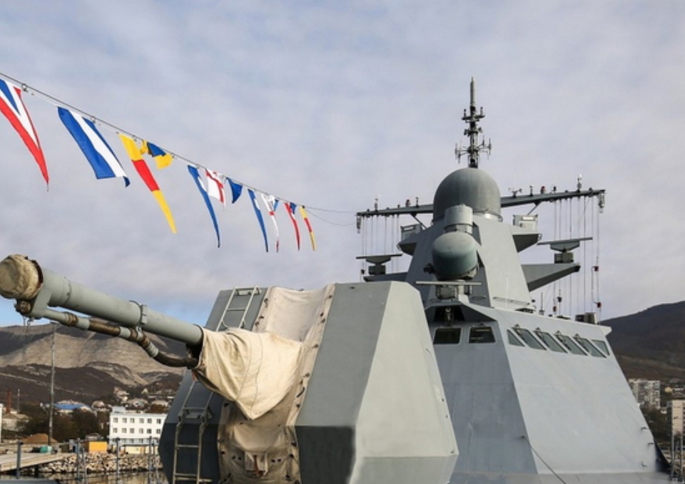 Новейший корабль Черноморского флота «Сергей Котов» выполнил первые учения в море