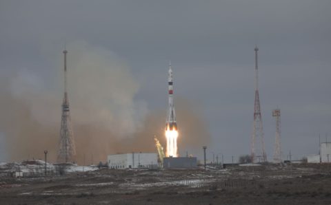 На космодроме Байконур успешно стартовала ракета «Союз-2.1а»