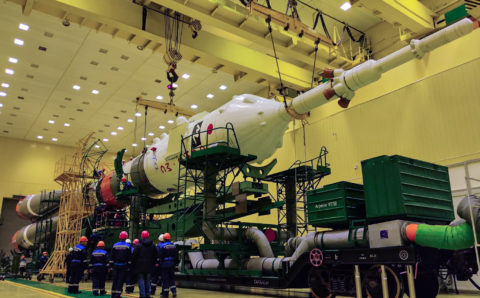На Байконуре подготовили ракету «Союз-2» к вывозу на стартовую площадку
