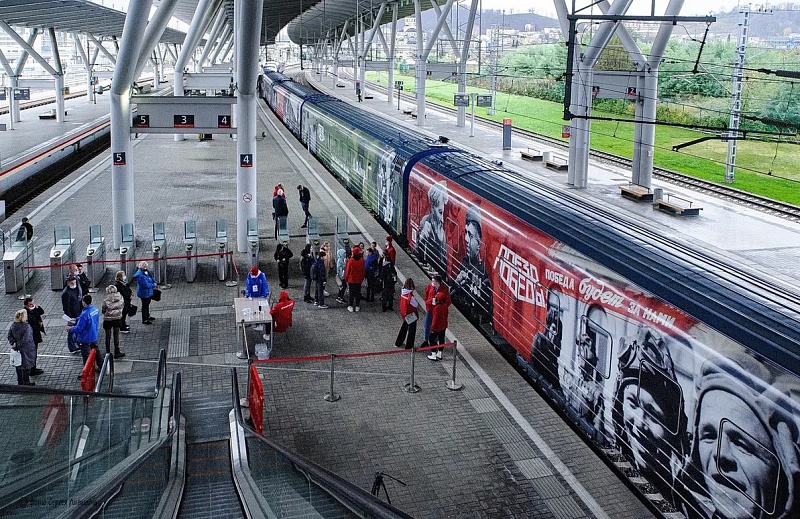 Передвижной музей «Поезд Победы» прибыл в Сочи