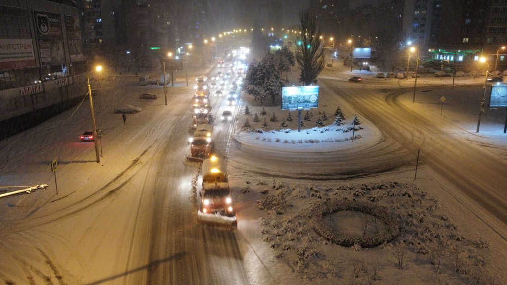 Больше половины месячной нормы снега выпало в Ростове-на-Дону