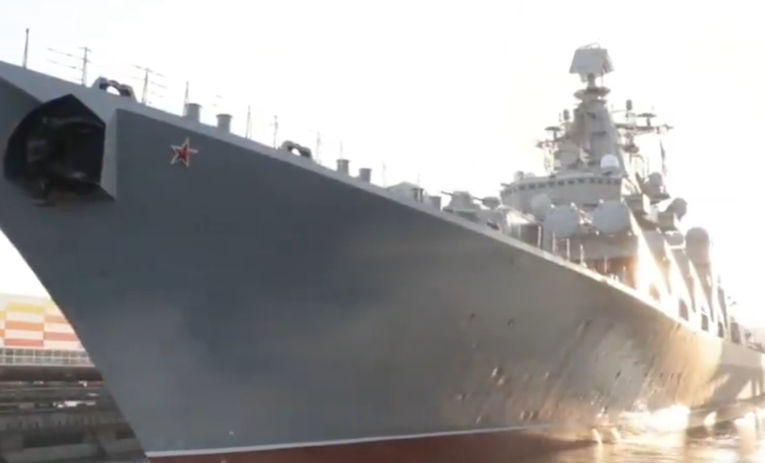 Завершился ремонт флагмана Тихоокеанского флота России крейсера «Варяг»