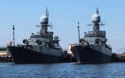 Корабли Балтийского флота провели масштабные учения в местах базирования