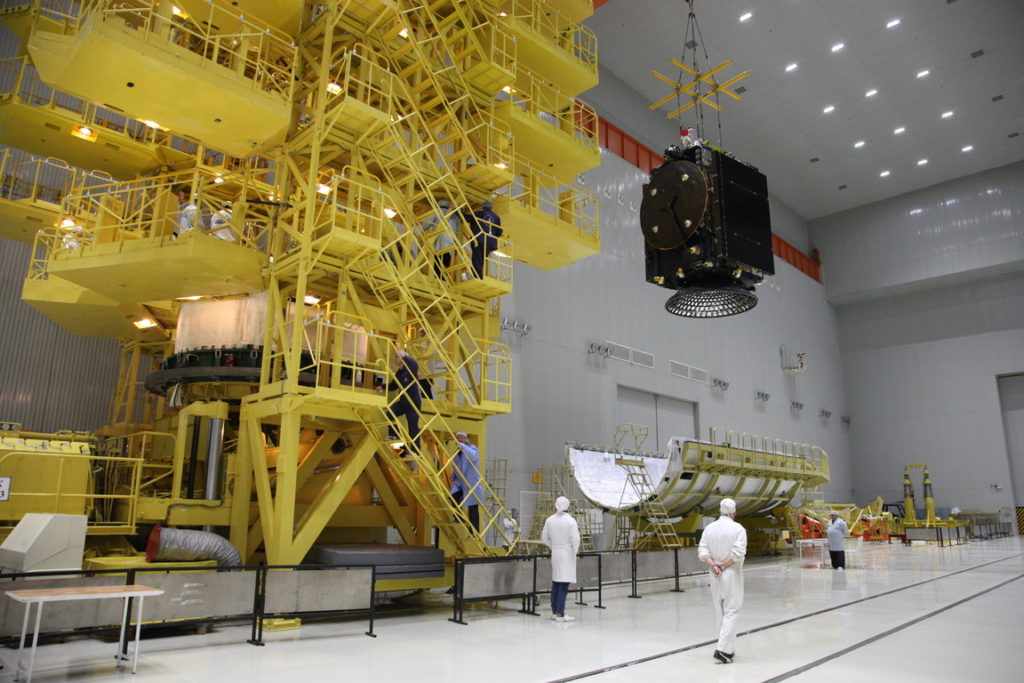 На Байконуре завершилась сборка части ракеты-носителя «Протон-М»