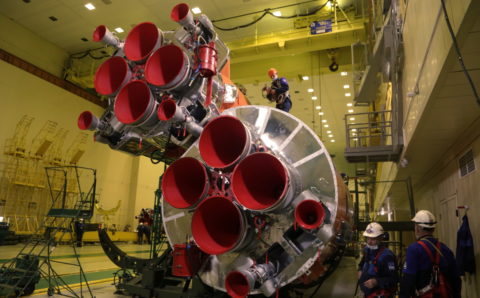 На Байконуре завершили сборку ступеней ракеты-носителя «Союз-2.1б»