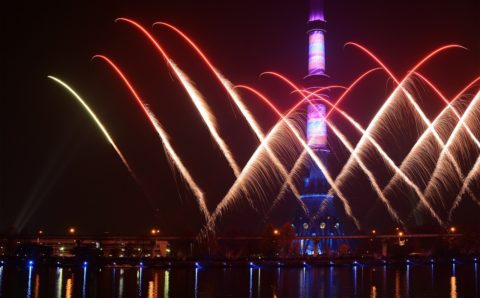 На Останкинской телебашне представят световое шоу