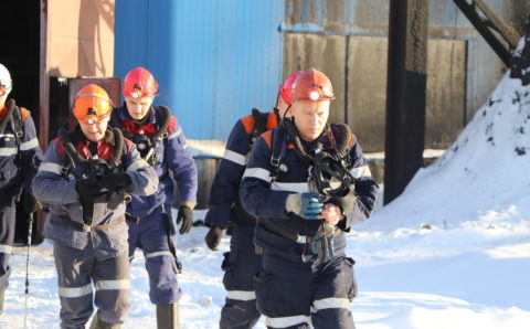 На шахте «Листвяжной» в Кузбассе починили вентилятор