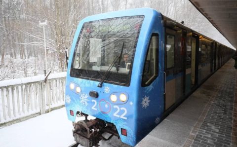 К Новому году метро Москвы выпустит на линию 30 праздничных поездов