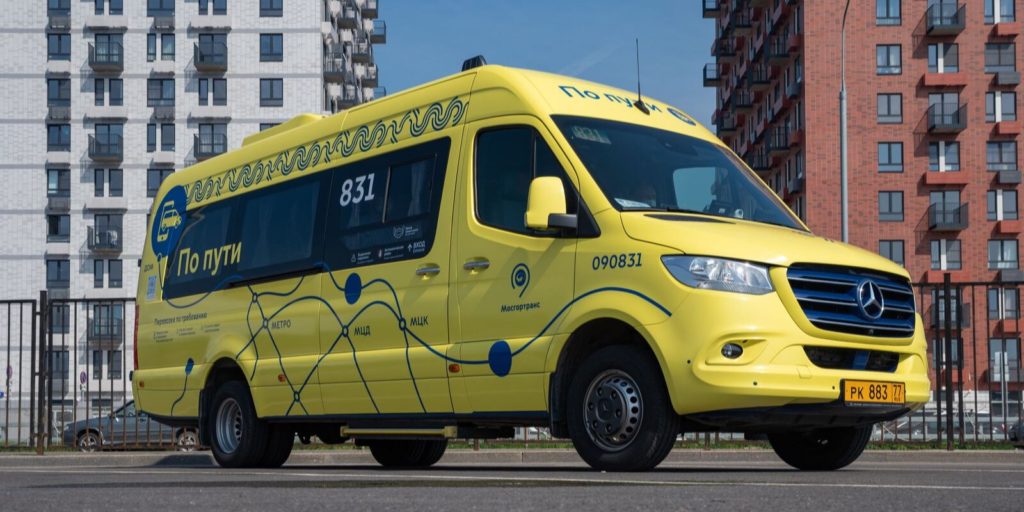 В Москве расширили зону работы маршруток сервиса «По пути»