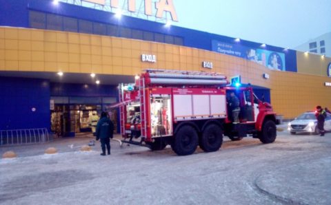 В Томске воспламенилась ещё одна «Лента»