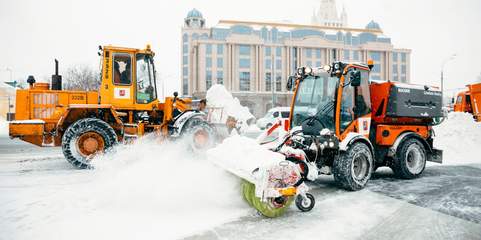 Москва подготовилась к сильнейшим снегопадам
