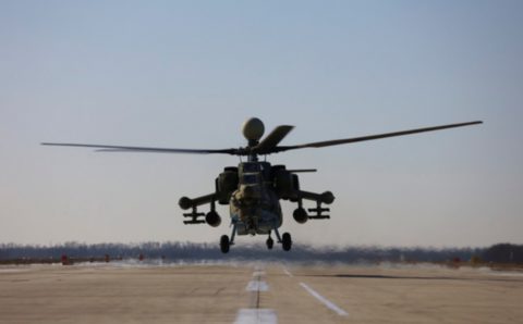На Кубани завершились учения с применением более 30 боевых вертолетов
